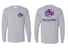 The Card Nest Long Sleeves Shirt Light Heather